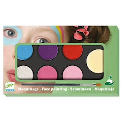 Jouet-Activités artistiques et musicales-Maquillage palette 6 couleurs sweet