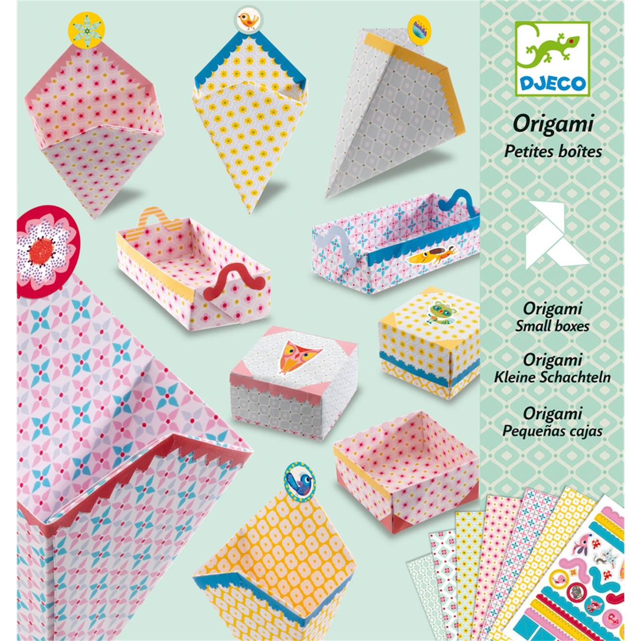 Origami - Petites Boîtes Multicolore