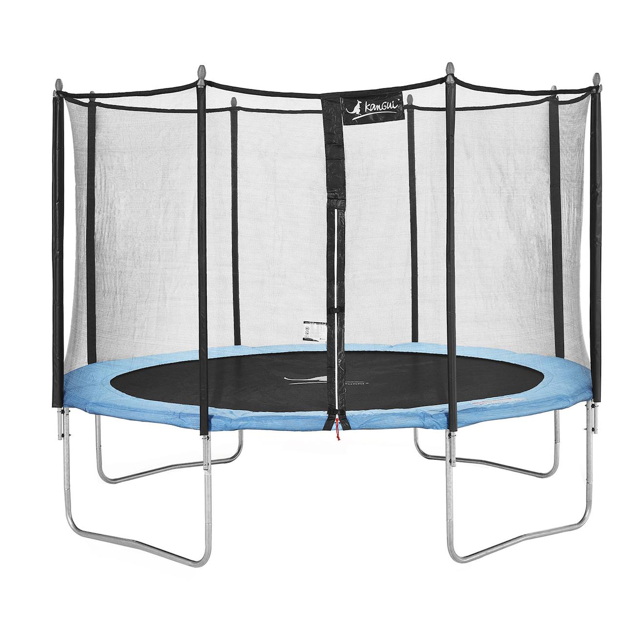 Trampoline De Jardin 366cm + Filet De Sécurité Normes Ce/eu Bleu