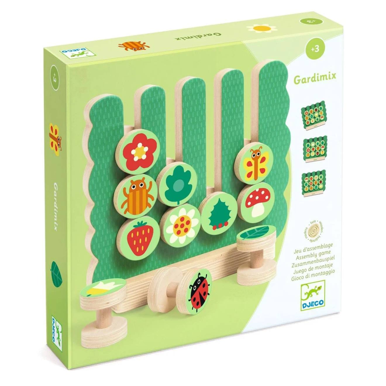 Jeu D'assemblage Gardimix Multicolore