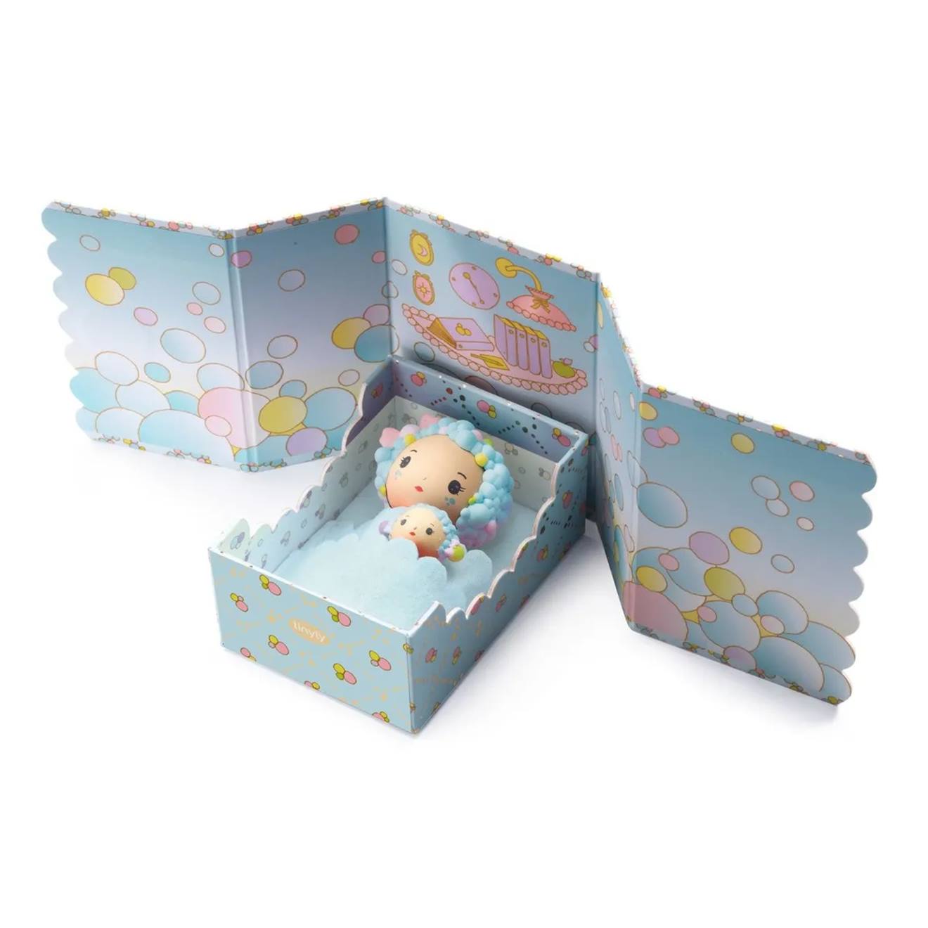 Blue Tinyroom - Figurines Tinyly Multicolore