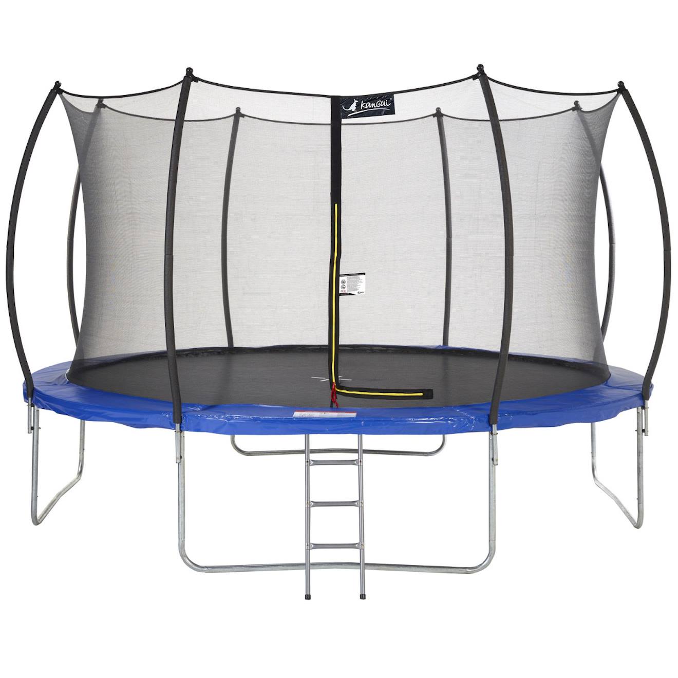 Trampoline Rond Ø 430cm Avec Filet De Sécurité Et Échelle - Fpr 430 Bleu