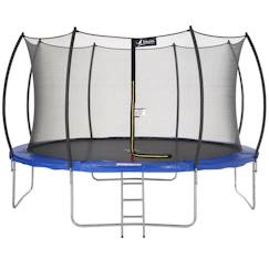 Jouet-Trampoline rond ø 430cm avec filet de sécurité et échelle - fpr 430