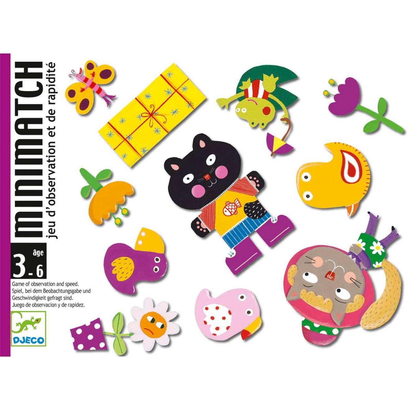 Minimatch - Jeu D'observation Et De Rapidité Multicolore
