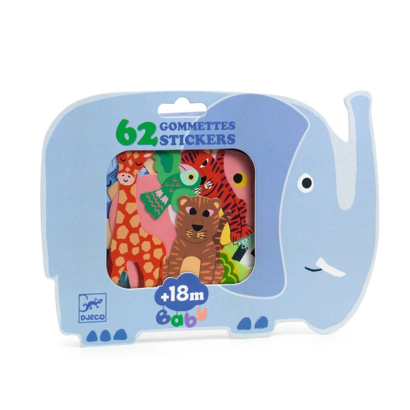 Gommettes Animaux De La Savane Multicolore
