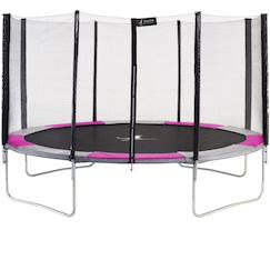 Jouet-Trampoline rond ø 430cm avec filet de sécurité - ralli 430
