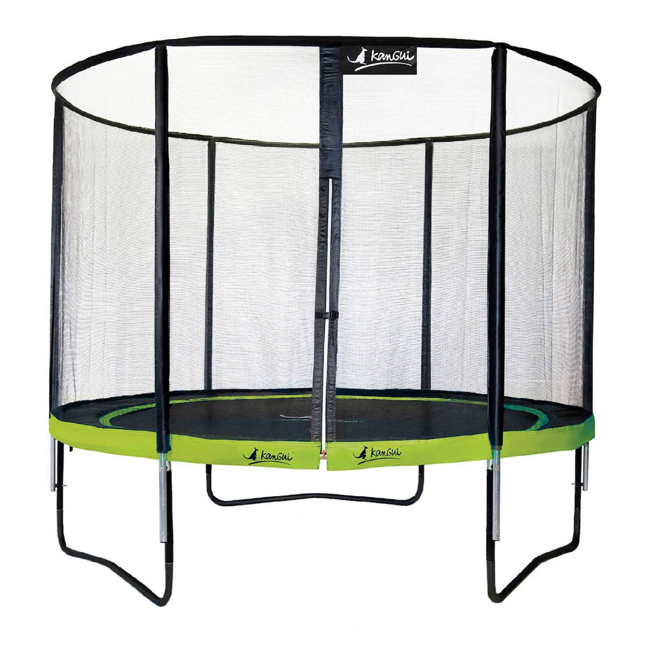 Trampoline De Jardin Rond 305 Cm + Filet De Sécurité Punchi Vert 300 Vert