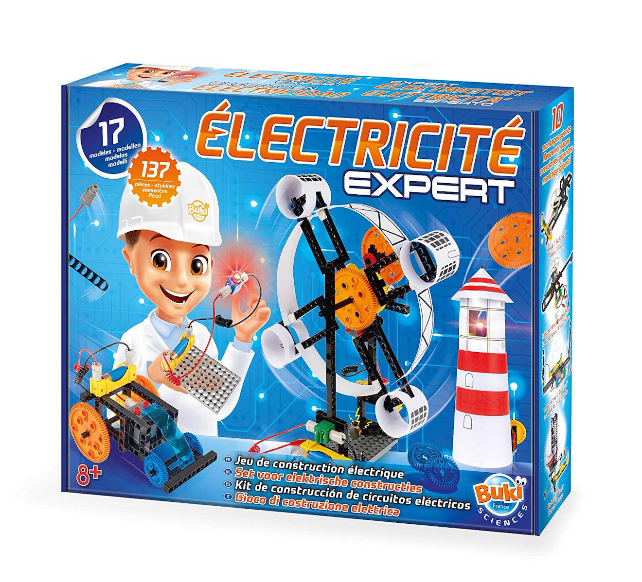 Électricité Expert Bleu