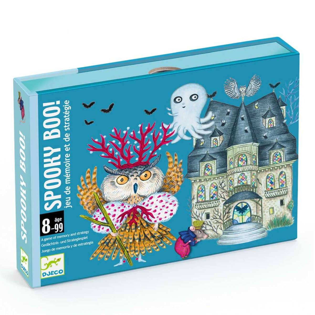 Jeu De Mémoire Et De Stratégie Spooky Boo Multicolore