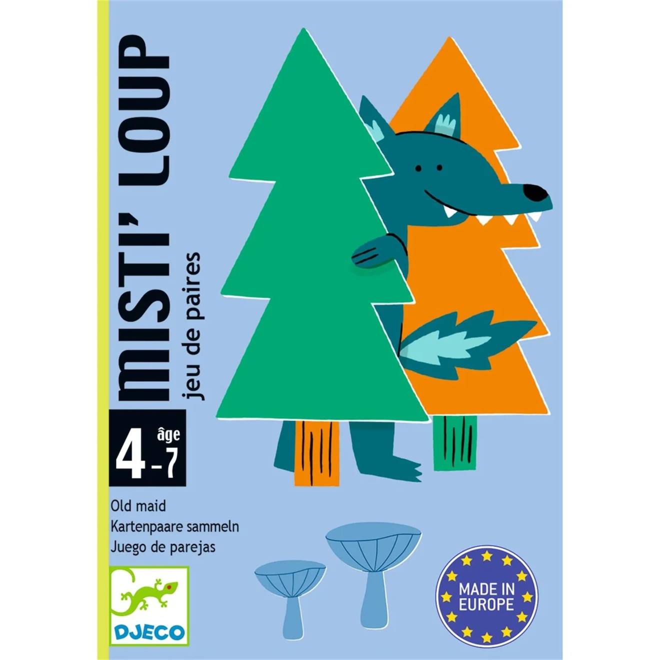 Jeu De Cartes Misti'loup Multicolore