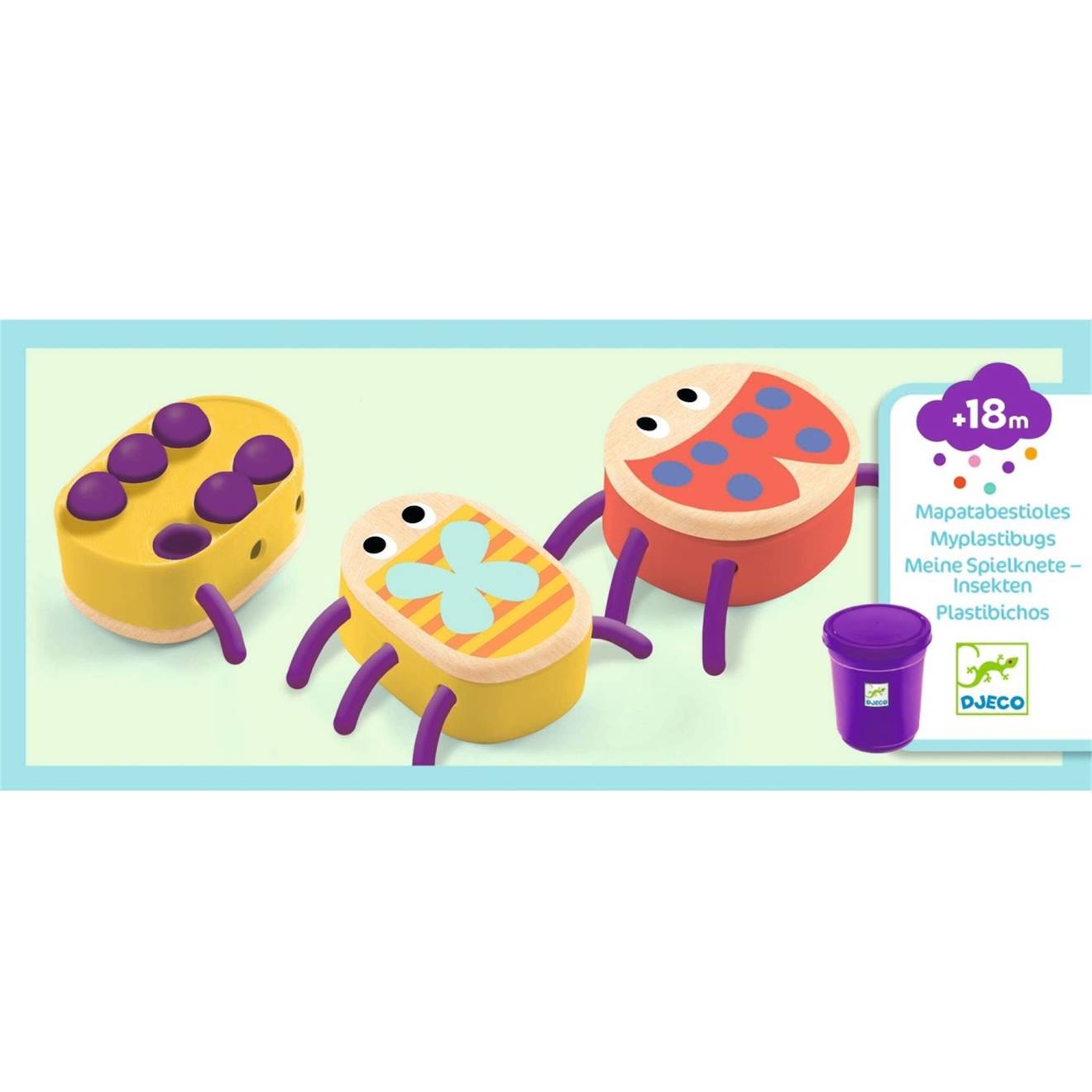 Pâte À Modeler Mapatabestioles Multicolore