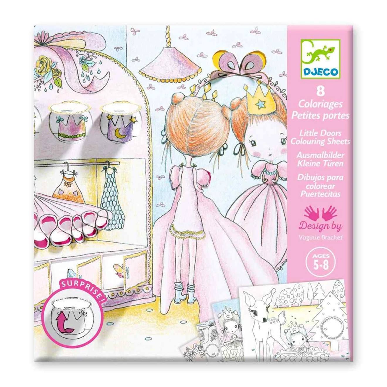 Coloriages Les Petites Portes De Pupi Multicolore