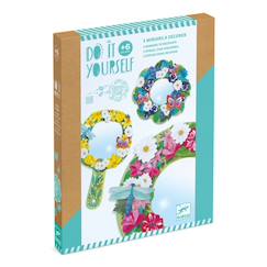 Jouet-Activités artistiques et musicales-Do it yourself 3 miroirs à décorer douceur florale
