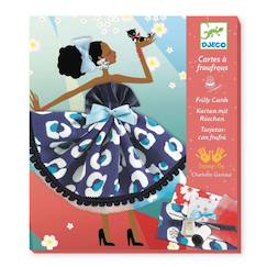 Jouet-Activités artistiques et musicales-Loisirs créatifs-Images à coudre cartes à froufrous