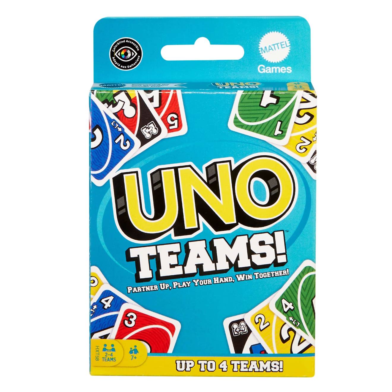 Uno Teams Jeu De Cartes Multicolore