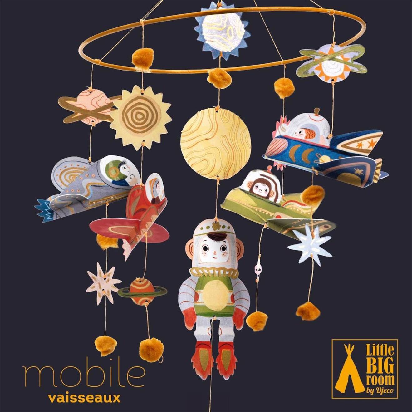 Mobile Vaisseaux Multicolore