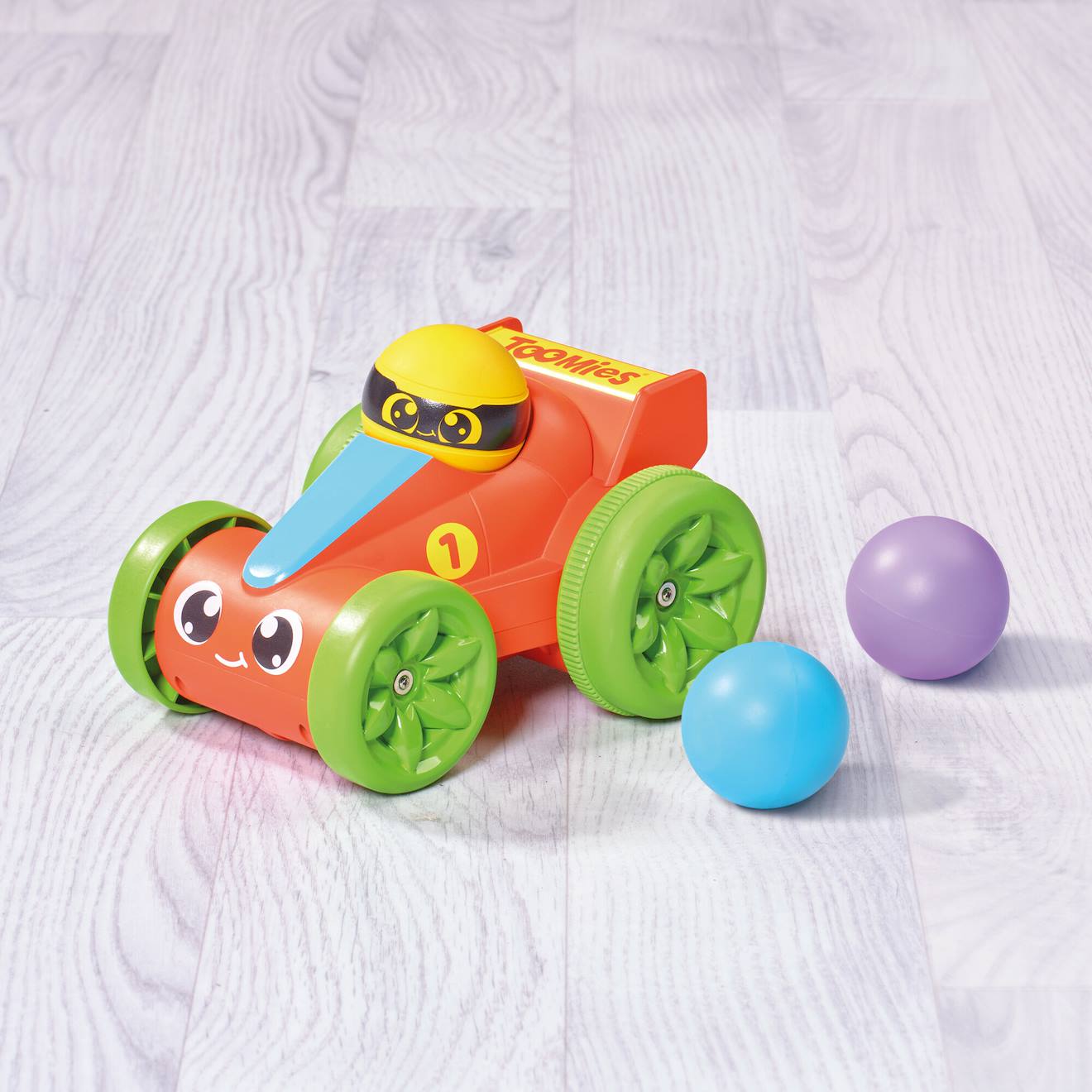 Mon Bolide Fun Pop - Voiture De Course Unique Qui Fait Bouger Les Tout-petits ! Multicolore