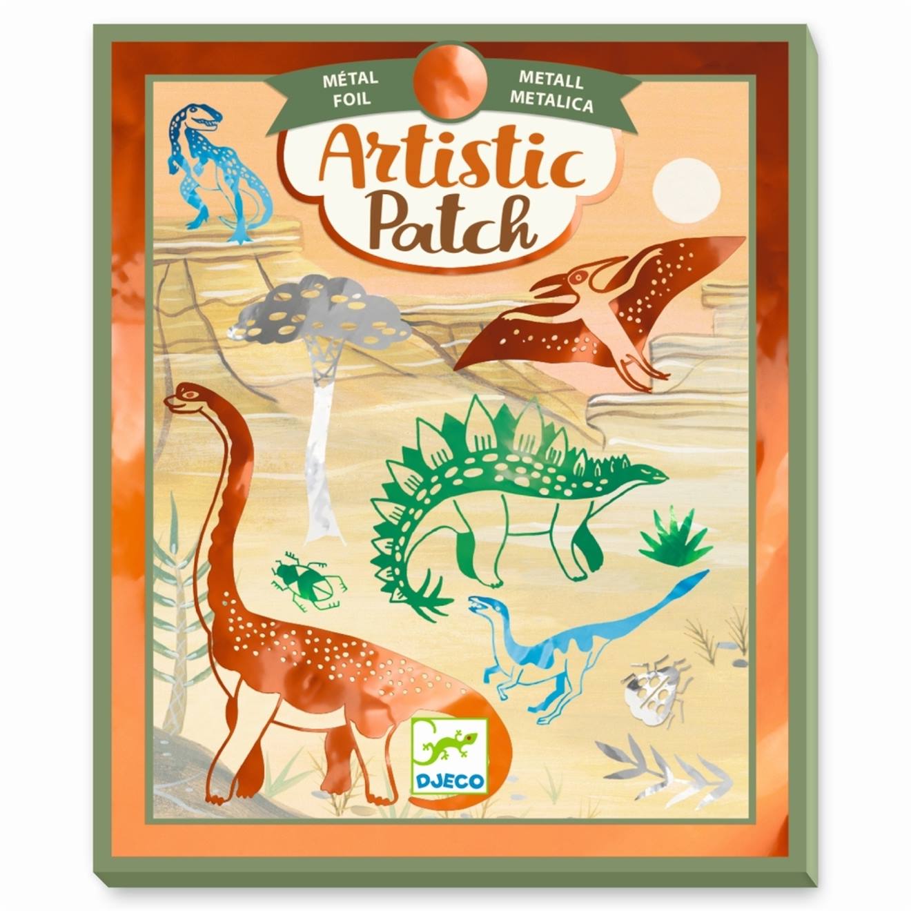 Artistic Patch - Dinosaurus Multicolore
