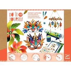 Jouet-Activités artistiques et musicales-Loisirs créatifs-Coffret 5 activités nature do it yourself