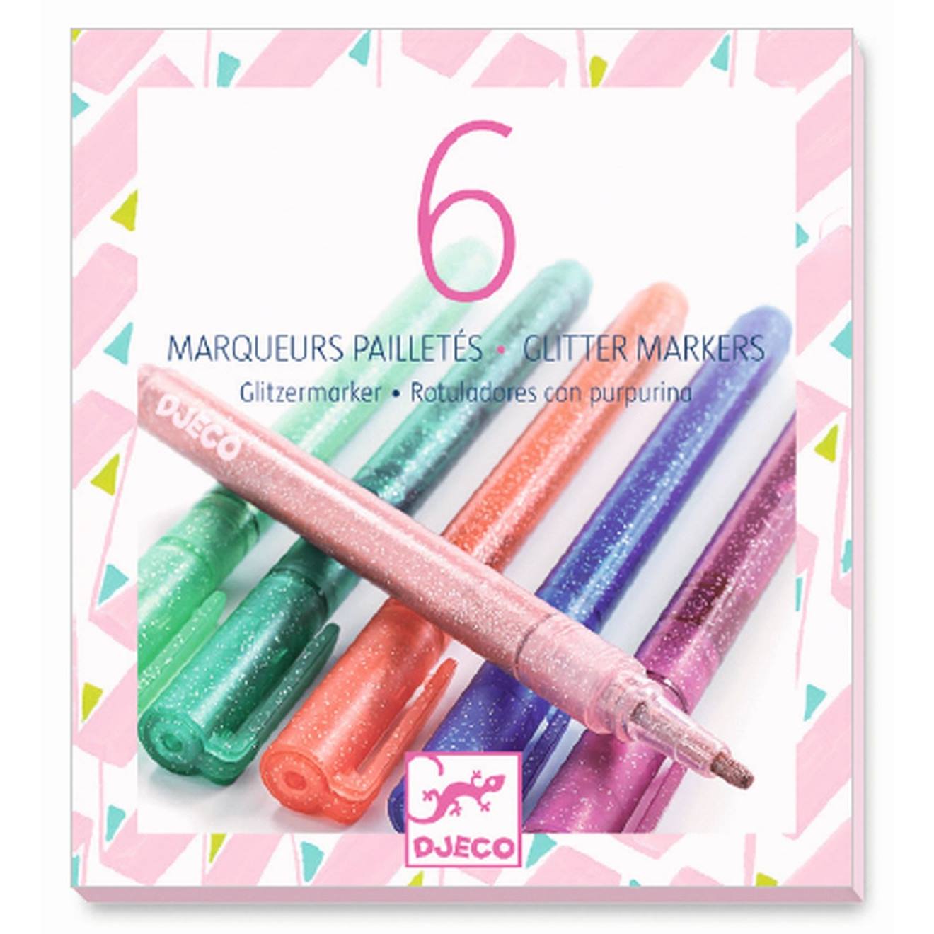 Marqueurs Pailletés Multicolore