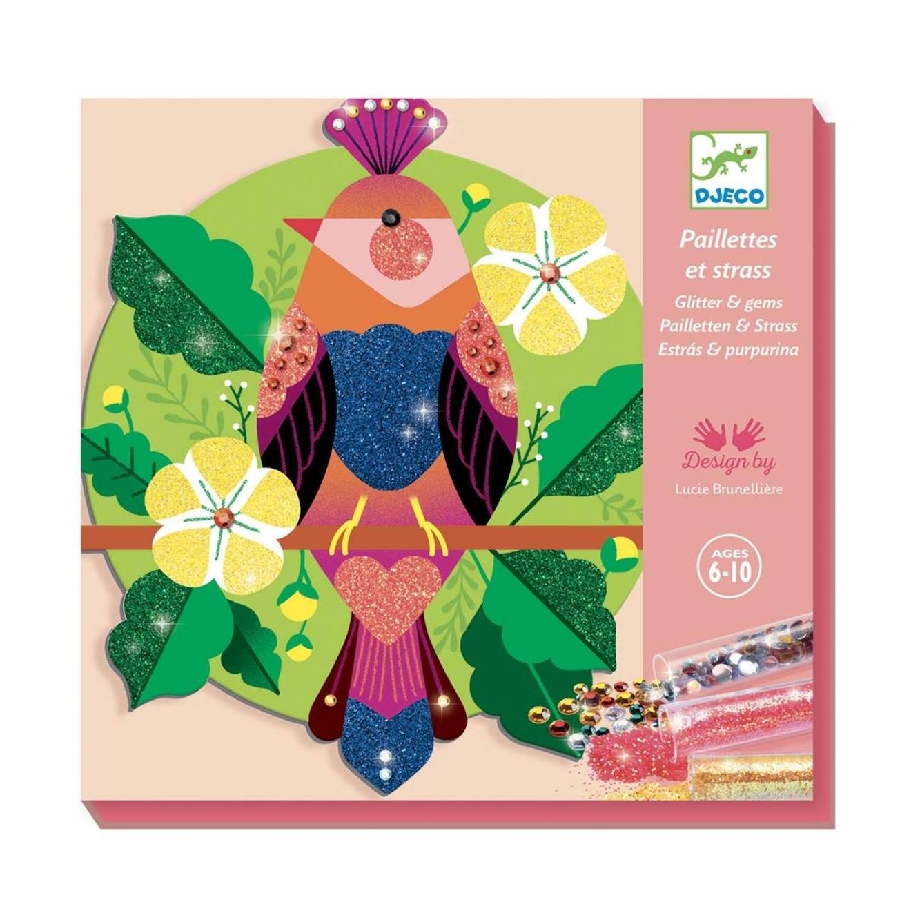 Paillettes Et Strass Paradisio Multicolore