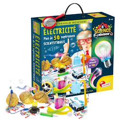 Jouet-Lisciani - coffret 50 expériences scientifiques - i'm a genius - jeux éducatif - enfant de 8 à 12 ans