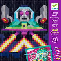 Jouet-Activités artistiques et musicales-Loisirs créatifs-Tissage pixels invaders