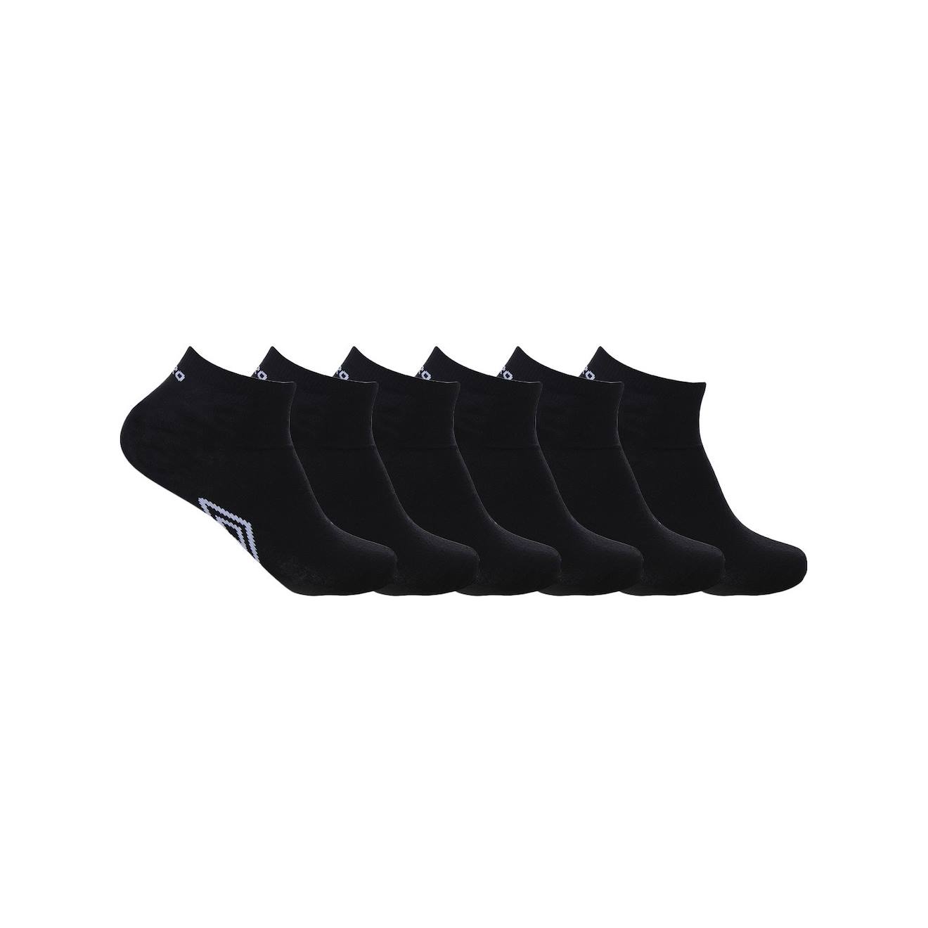Lot De 6 Paires De Chaussettes Socquettes Noir