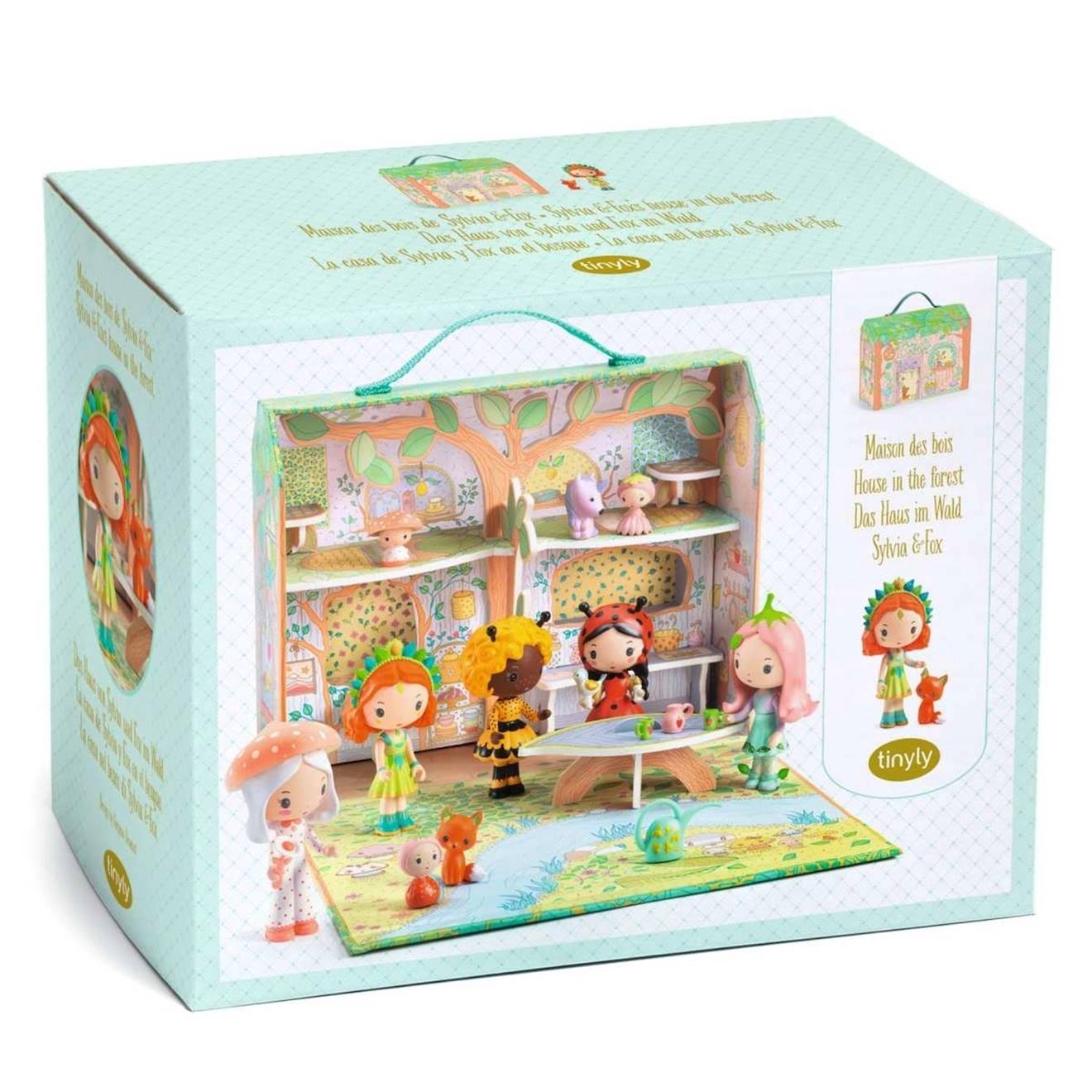 Maison Des Bois Sylvia Et Fox Tinyly Multicolore