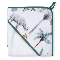 -Ma première cape de bain en bambou safari