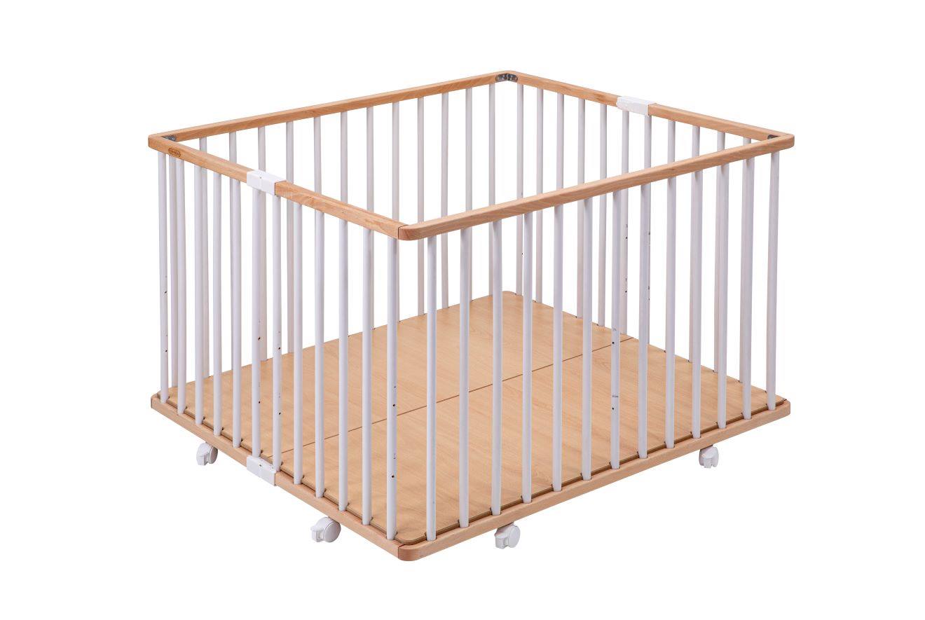 Parc Carré Gaby Bois Hybride Blanc