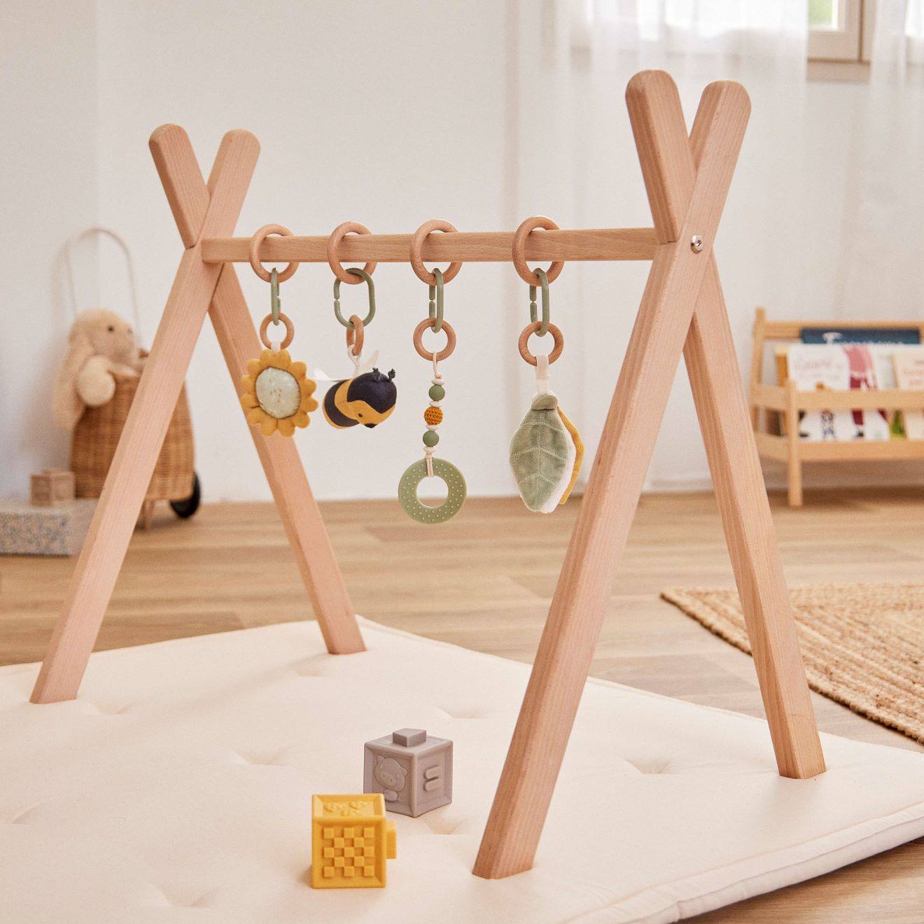 Arche De Jeux Bois Naturel Vernis