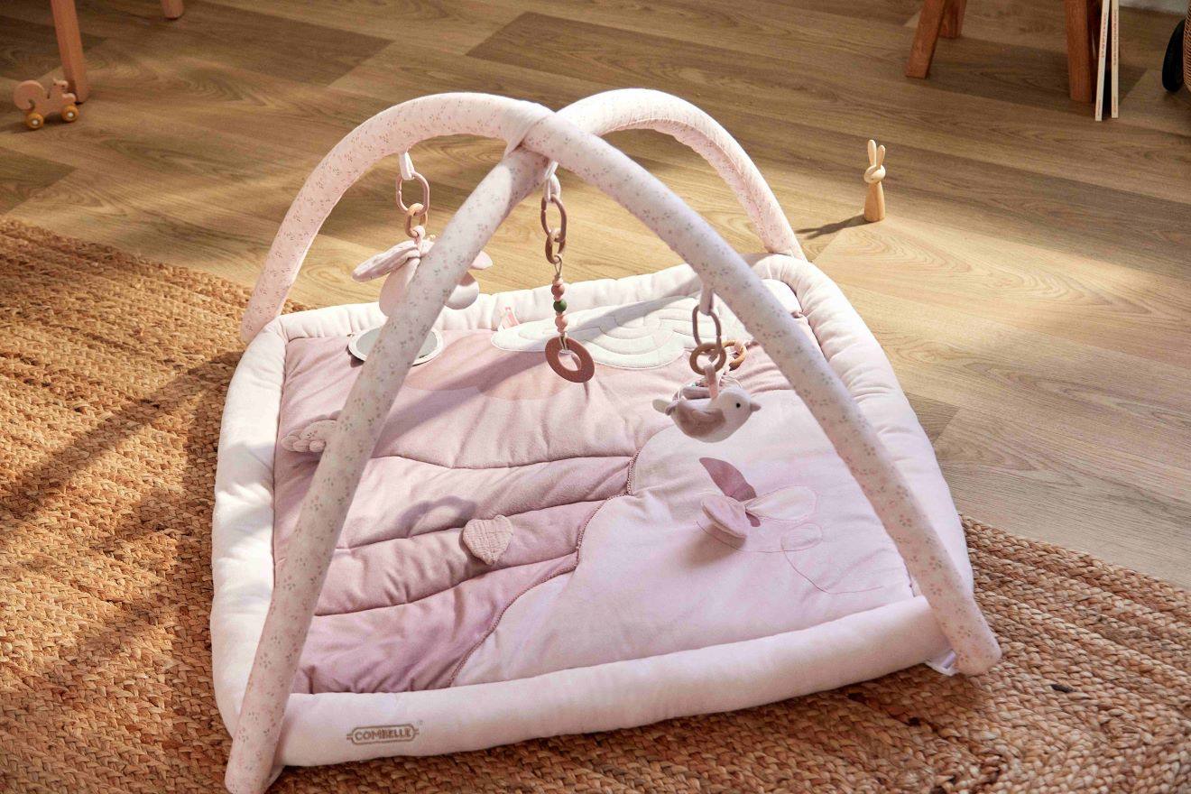 Tapis D'éveil Promenade Bucolique Rose