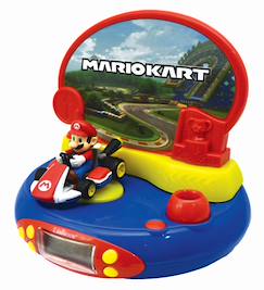 -Réveil projecteur nintendo mario kart en 3d