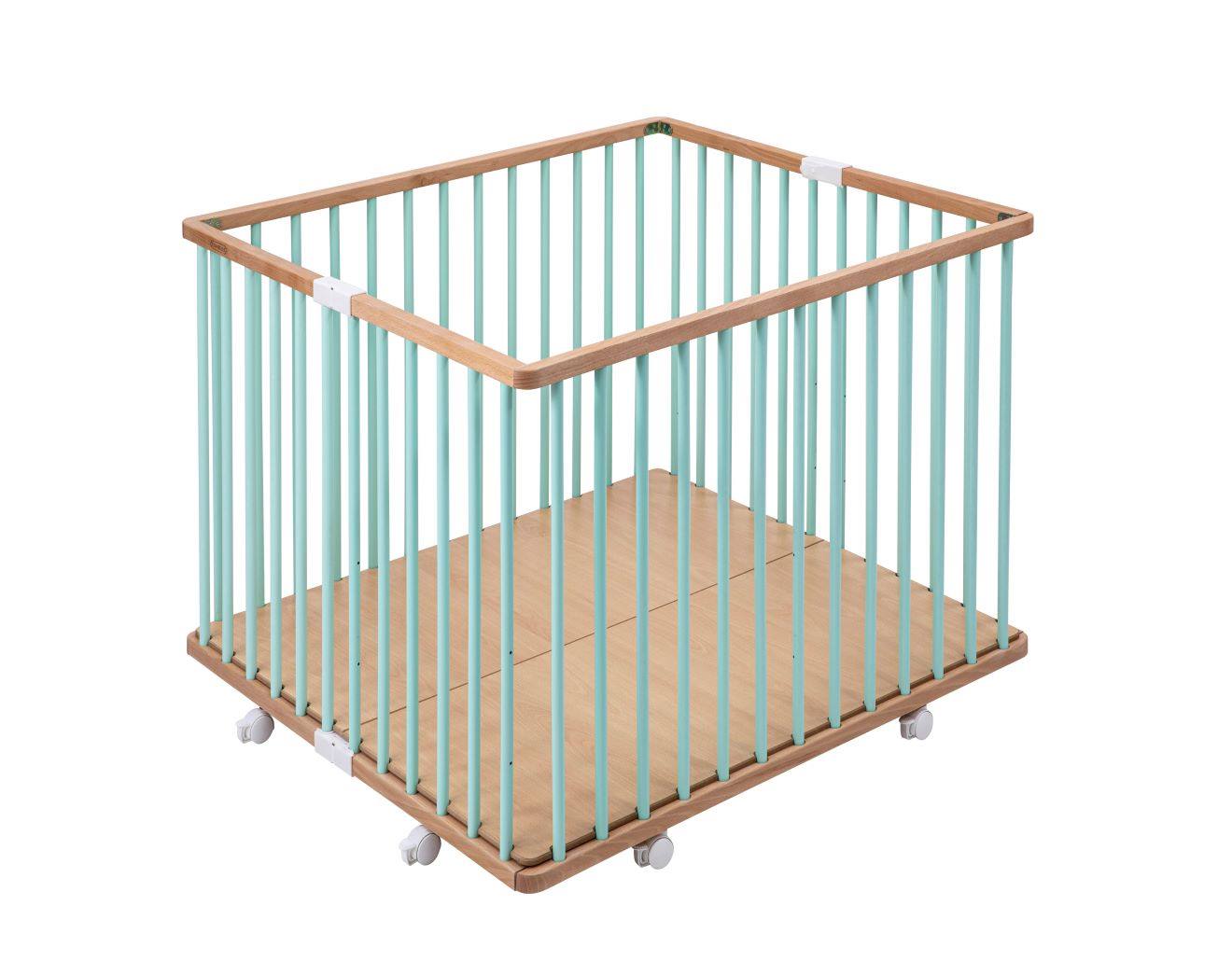 Parc Carré Gaby Bois Hybride Vert Mint