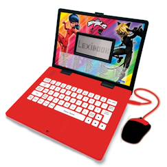 Jouet-Multimédia-tablette enfant - accessoires tablette-Ordinateur portable éducatif bilingue miraculous (fr/en)