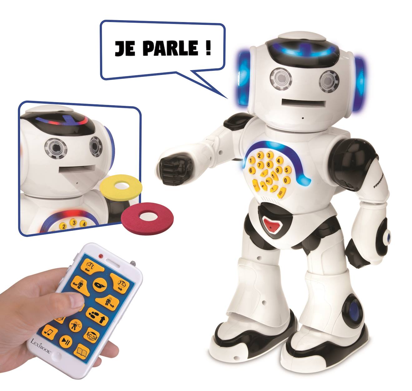 Powerman Robot Interactif (français) Blanc