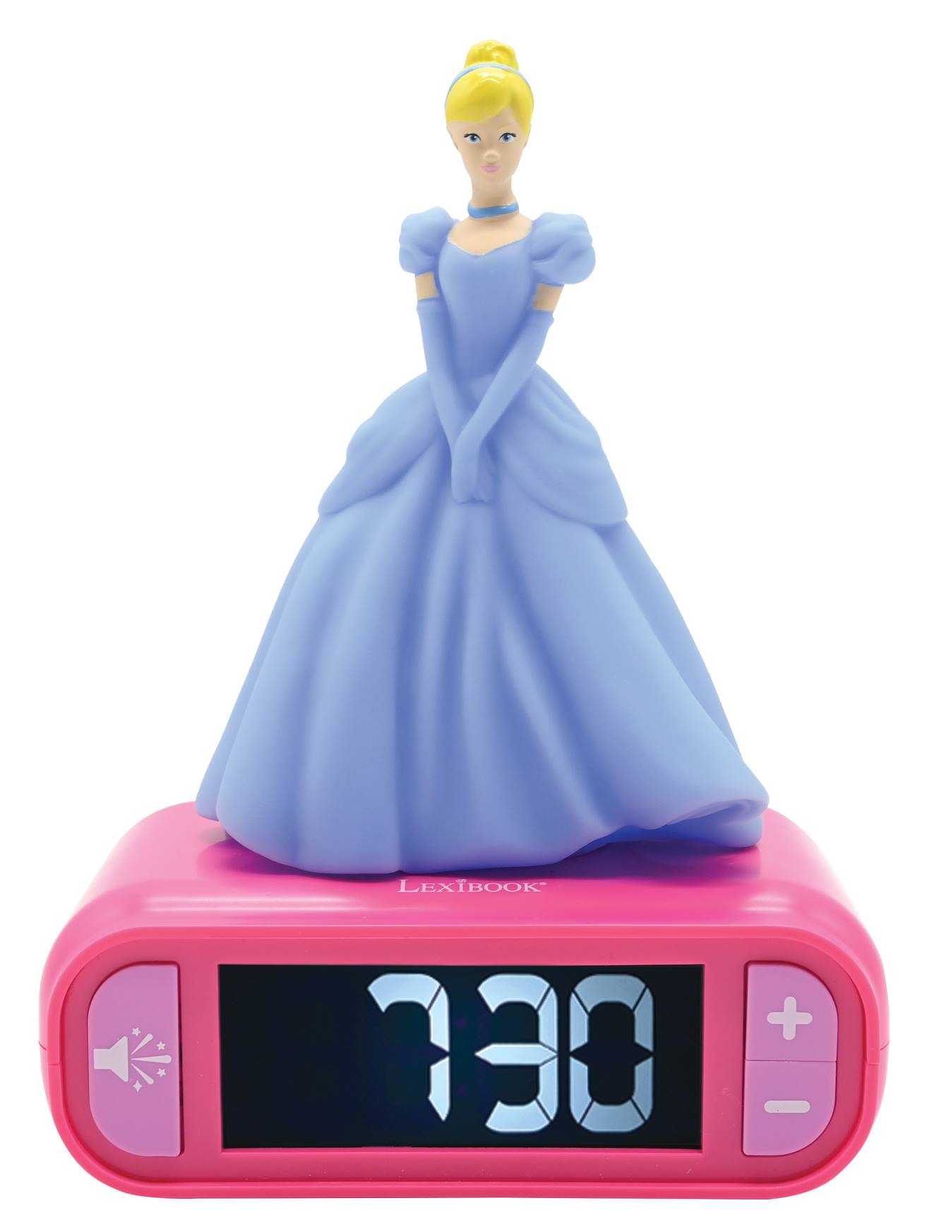 Réveil Avec Veilleuse Disney Princesses Cendrillon 3d Multicolore