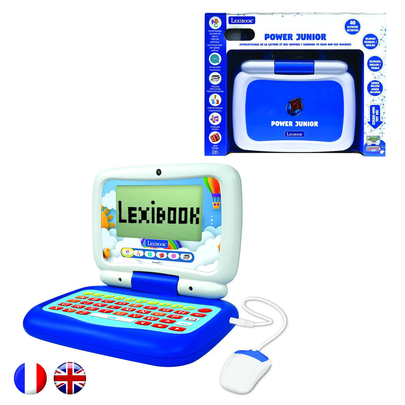 Ordinateur Portable Éducatif Parlant Bilingue (en/fr) Multicolore