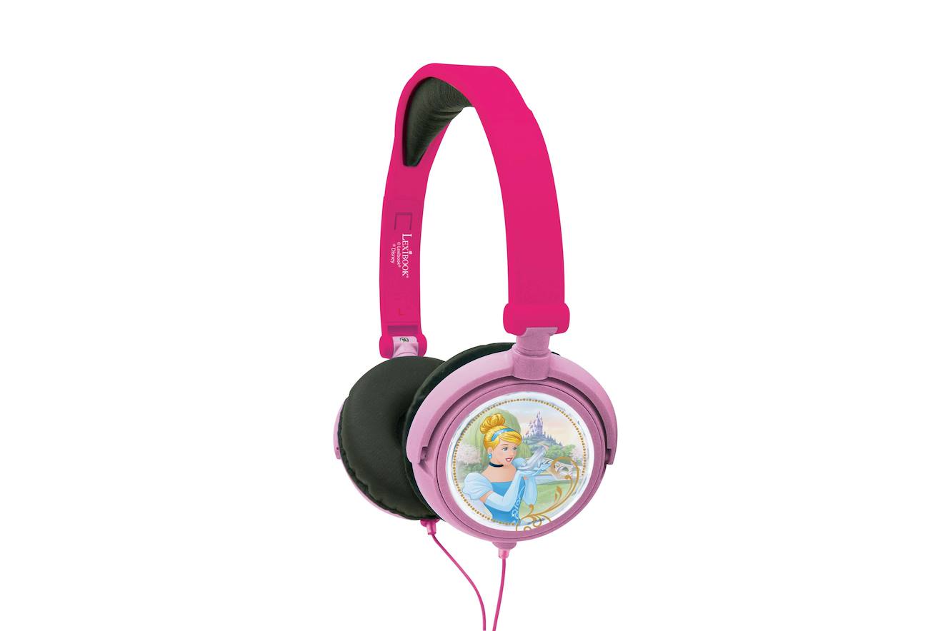 Casque Stéréo Filaire Pliable Avec Limitation De Volume D'écoute Disney Princesses Multicolore