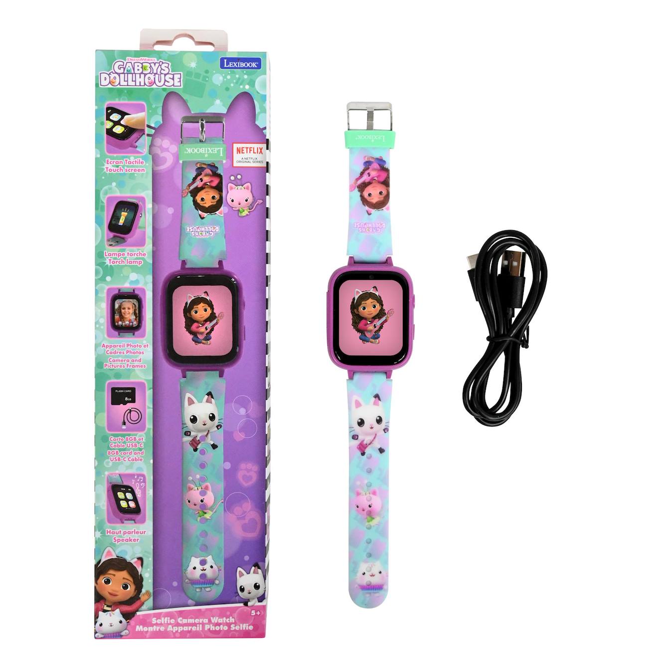 Montre Avec Camera Gabby Et La Maison Magique Multicolore
