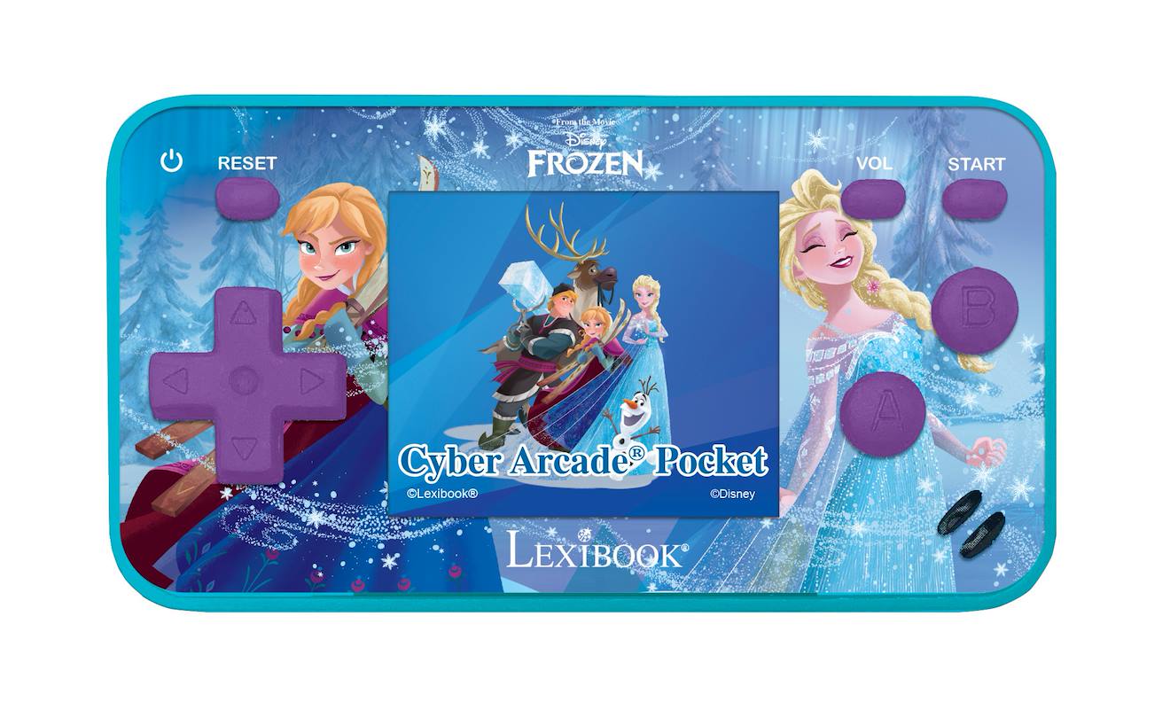 Mini Console De Jeux Portable Couleur La Reine Des Neige Cyber Arcade Pocket Multicolore