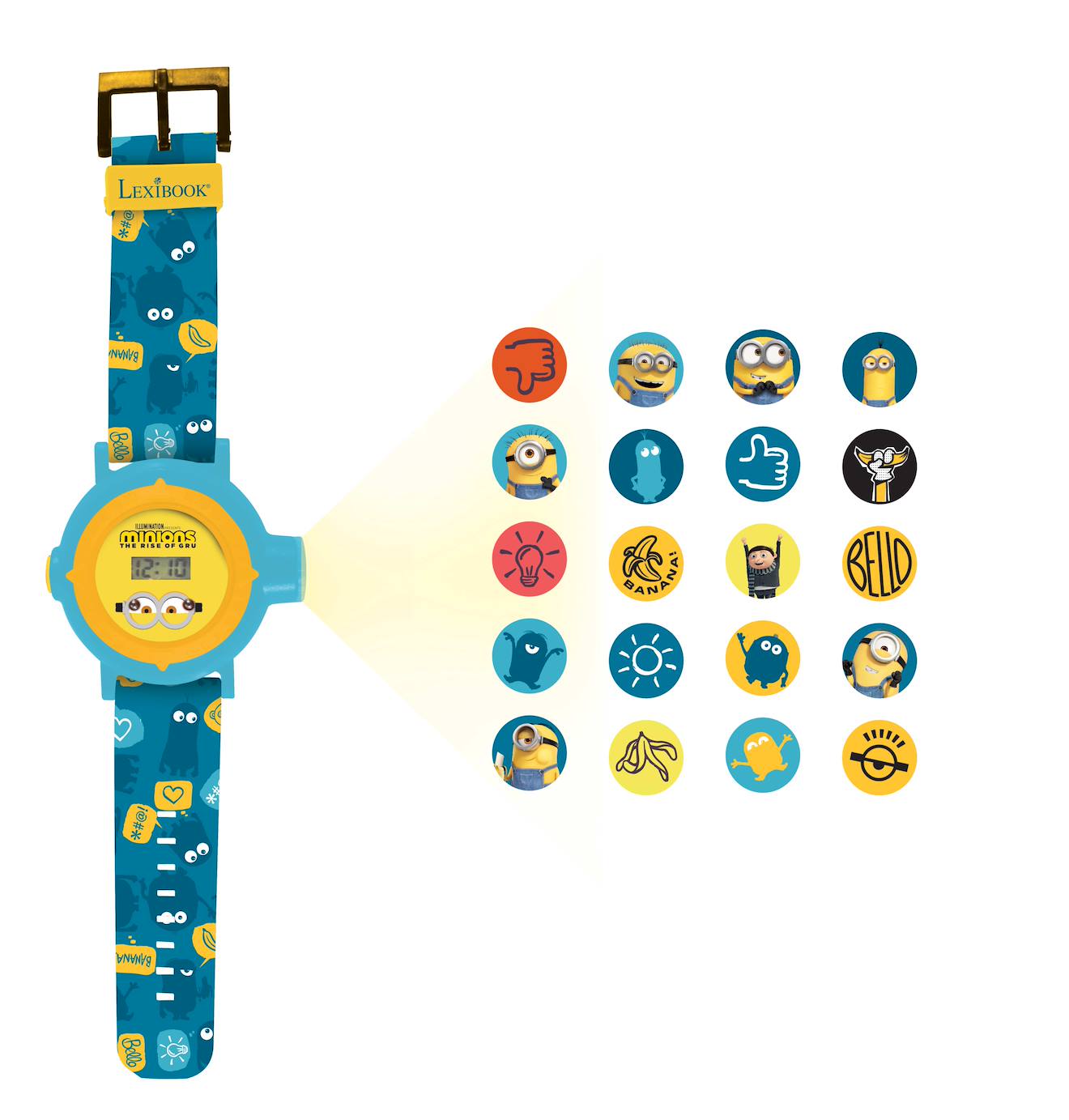 Montre Digitale Avec Projection Les Minions Bleu