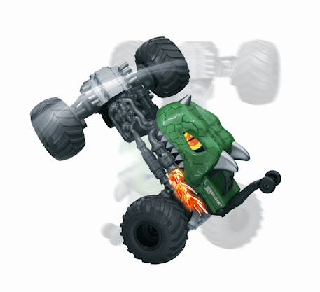 Crosslander dino, cabrage rotatif Vert 3 - vertbaudet enfant 