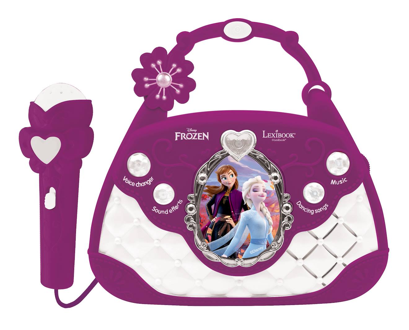 Sac À Main Enceinte Musicale Avec Micro Reine Des Neiges Multicolore