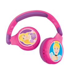 Jouet-Casque 2 en 1 disney princesse bluetooth et filaire avec limitation de son