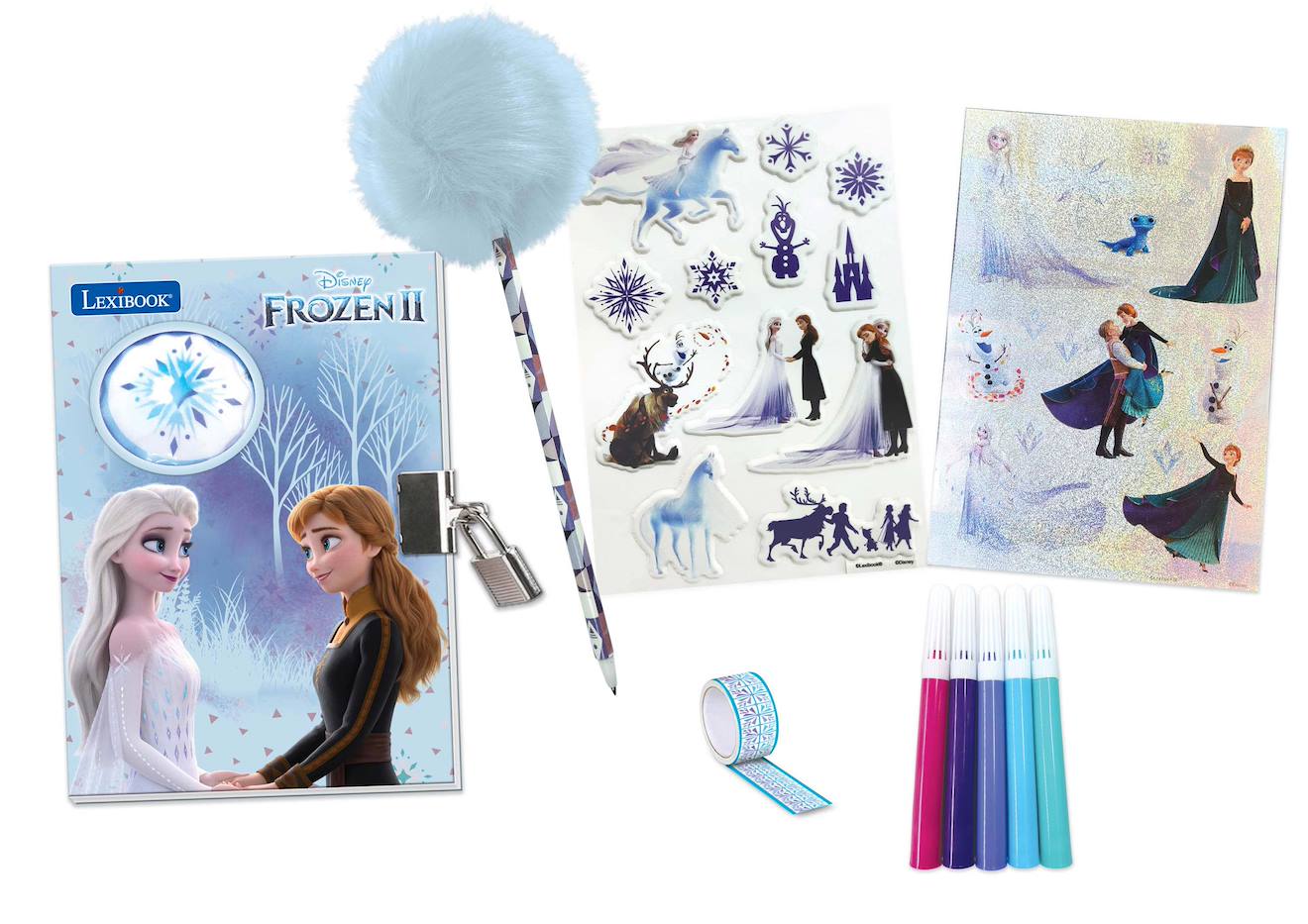 Journal Intime Electronique Reine Des Neiges Multicolore