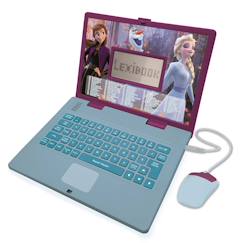 Jouet-Ordinateur portable éducatif bilingue la reine des neige (fr/en)