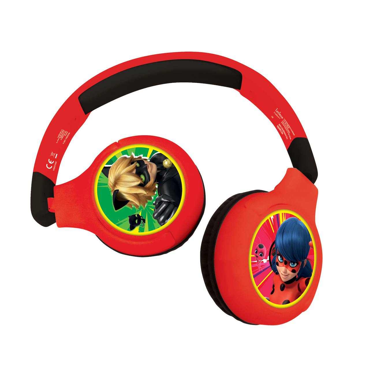 Casque 2 En 1 Miraculous Bluetooth Et Filaire Confortable Et Pliable Avec Limitation De Son Multicolore
