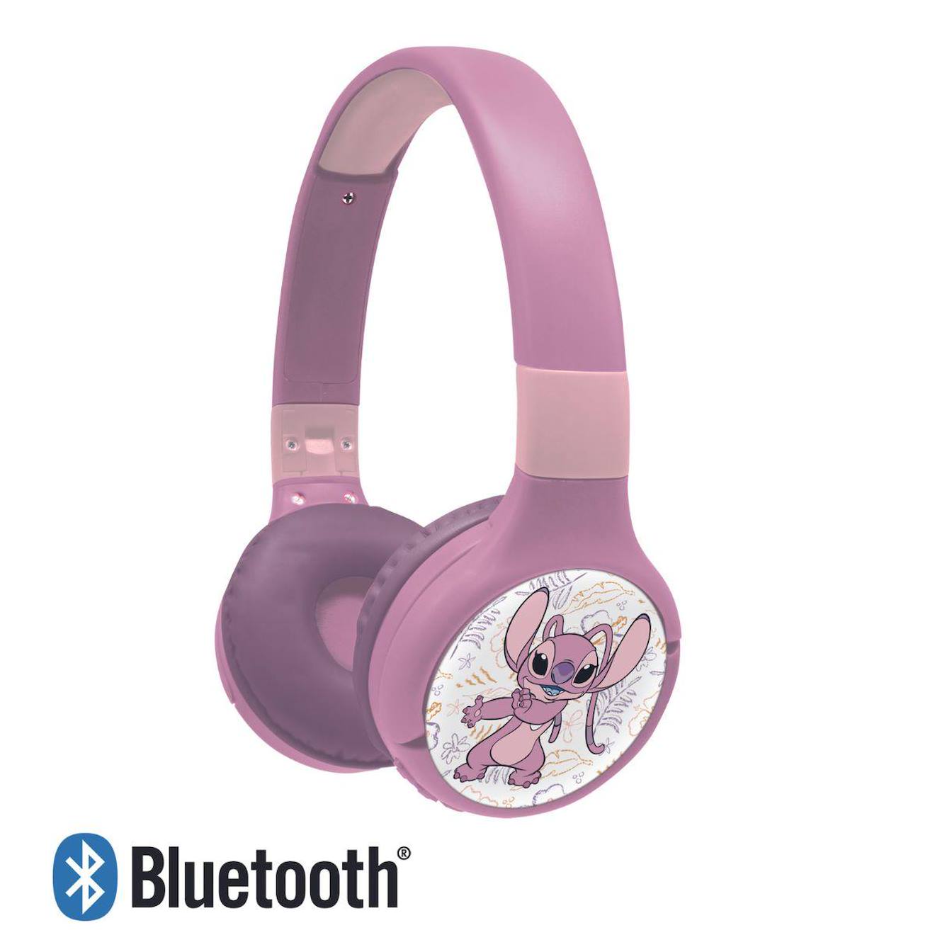 Casque 2 En 1 Stitch Angel Bluetooth Et Filaire Avec Limitation De Son Multicolore